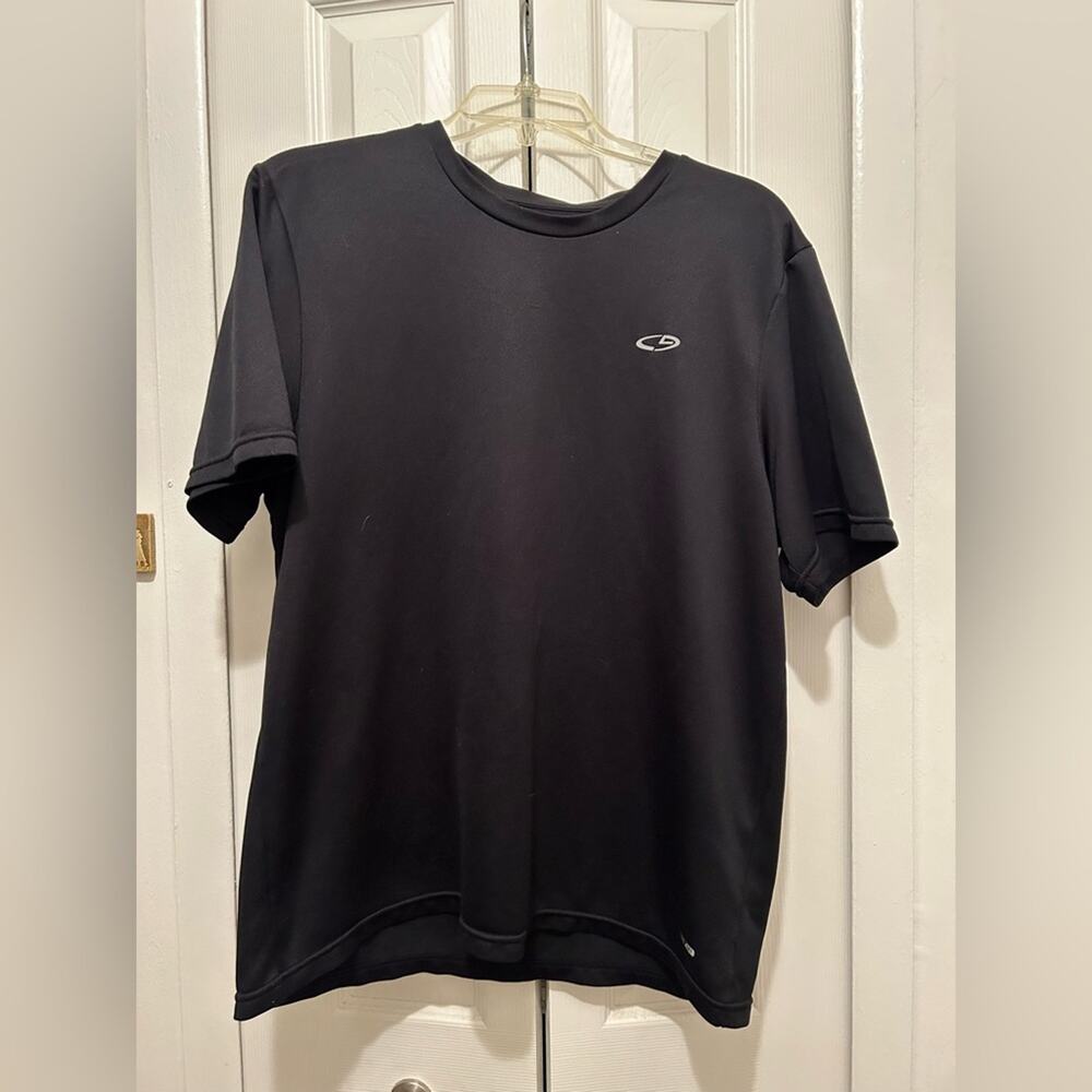 Large Champion black nylon shirt